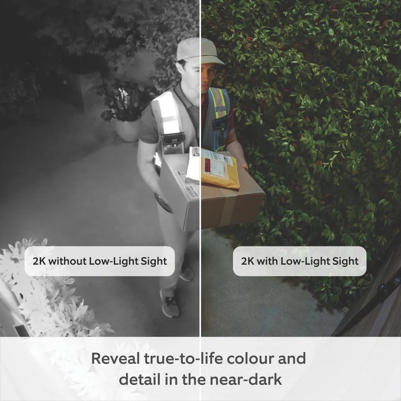 Ring 2K Outdoor Camera Plus Battery (White)