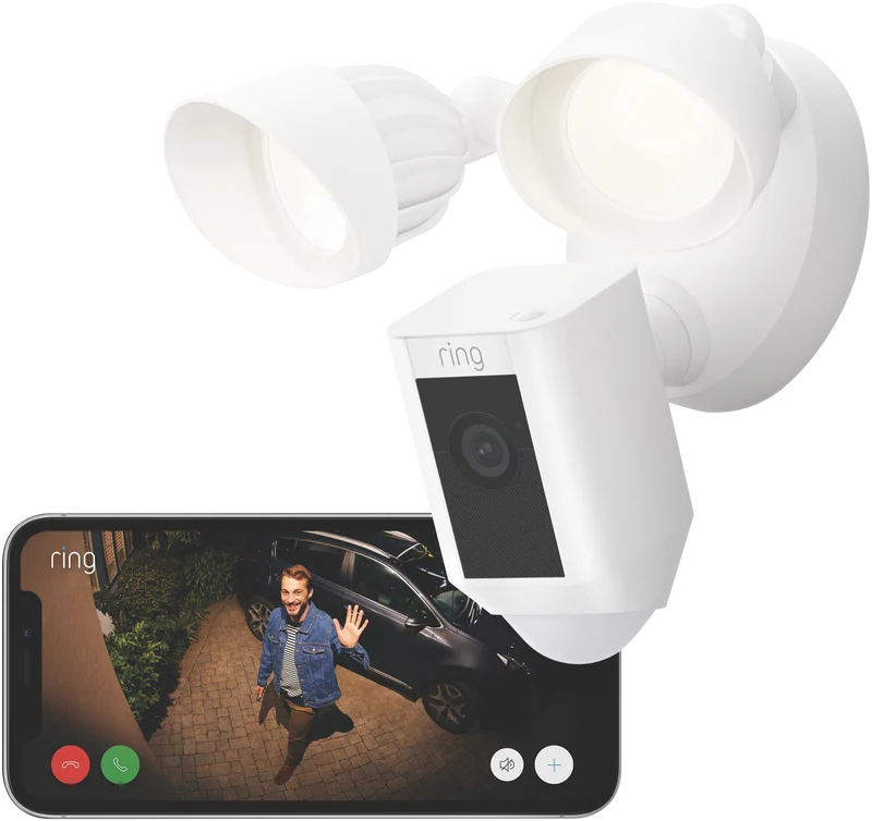 Ring Floodlight Cam Wired Plus (White)