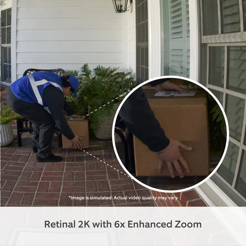 Ring Battery Video Doorbell 2K Plus - Nickel Silver + Chime