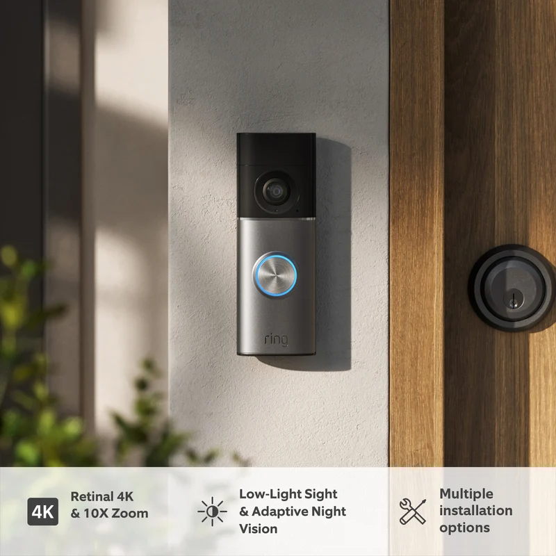 Ring Wired Video Doorbell 4K Pro - POE