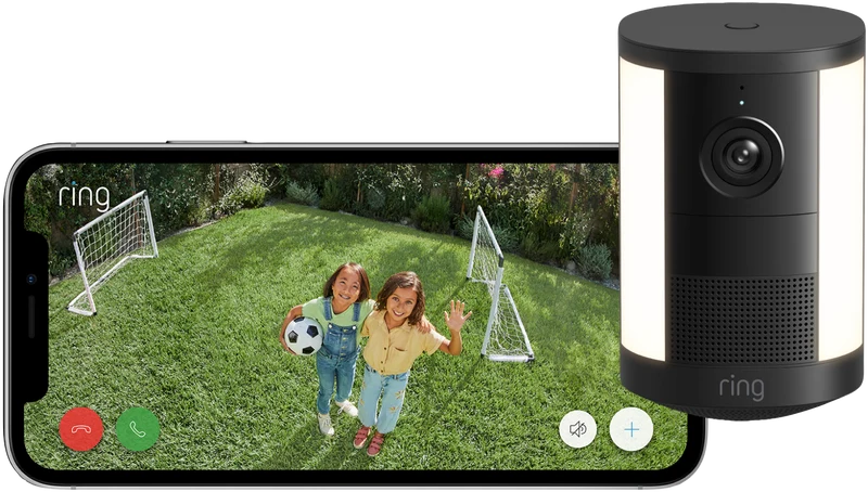 Ring Spotlight Cam 2K Battery (2nd Gen) - Black