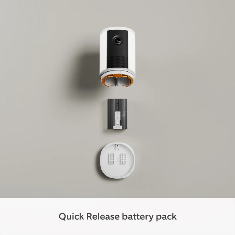 Ring Spotlight Cam 2K Battery (2nd Gen) - Black