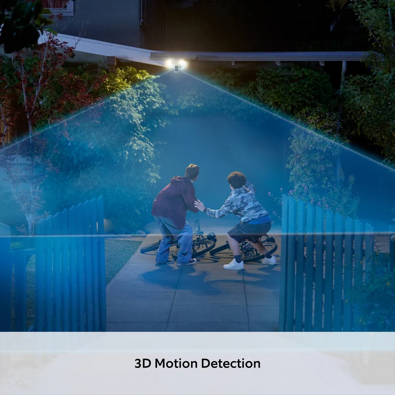Ring Floodlight Camera 4K Pro - Wired Security Camera - White