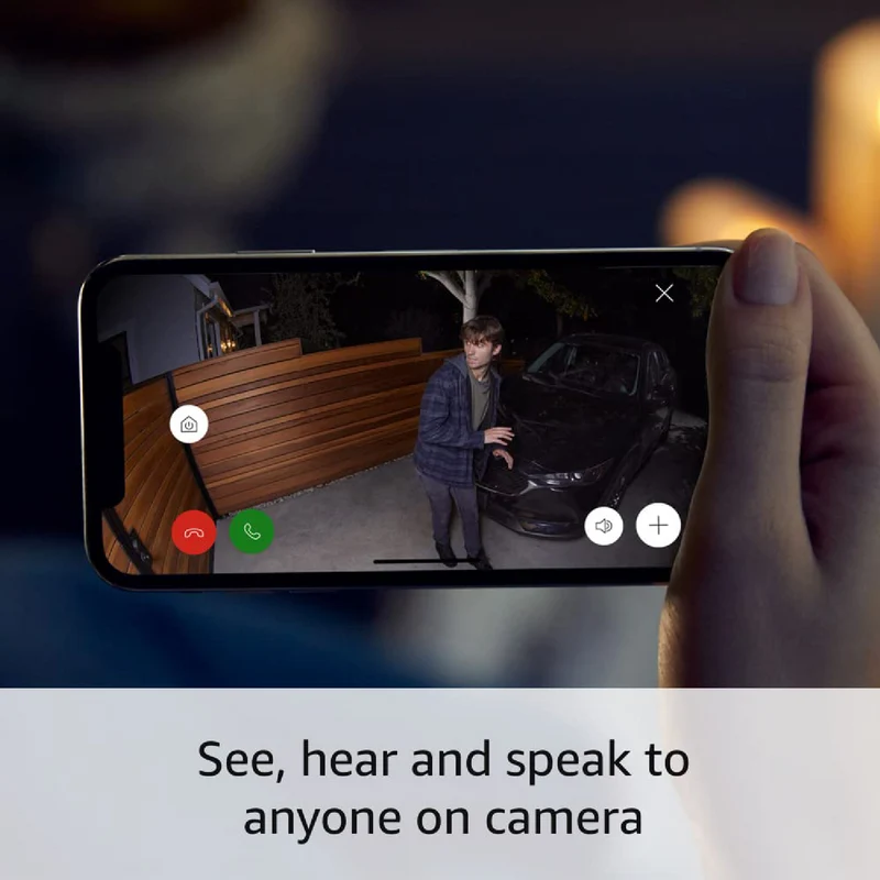 Ring Spotlight Camera Plus Battery (White)