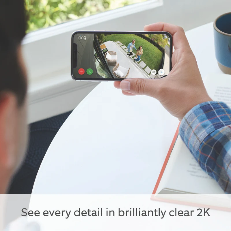 Ring Spotlight Cam Pro 2K Plug-in (White)