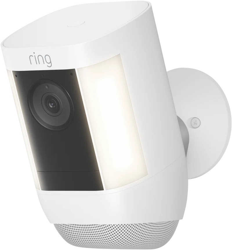 Ring Spotlight Cam Pro 2K Battery (White)
