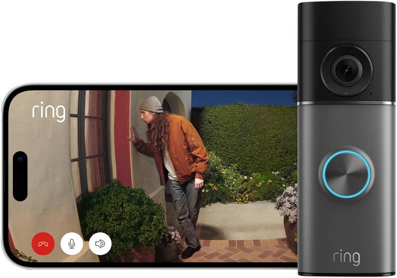 Ring Battery Video Doorbell 4K Pro - Deep Silver