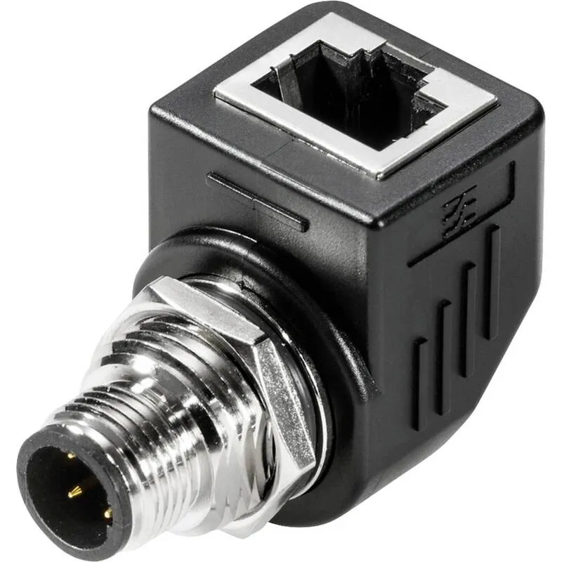 B-Ware Weidmüller IE-AD-M12DRJ45-MF-90 1514940000 Adapter gewinkelt Steckverbinder