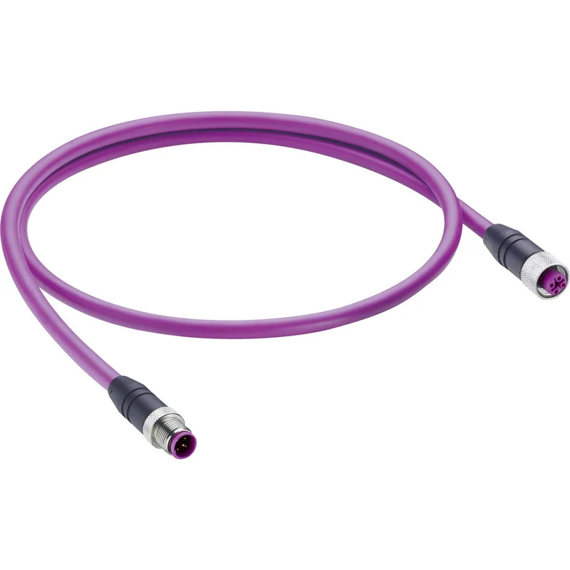 B-Ware Belden 11016-1 Sensor Aktor Datensteckverbinder M12 Stecker Buchse 1m Polzahl 5