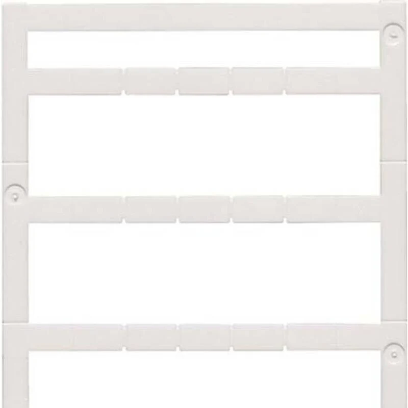 B-Ware Weidmüller Gerätemarkierer Multicard MF 10/5 MC NEUTRAL Reihenklemme Weiß 600 St