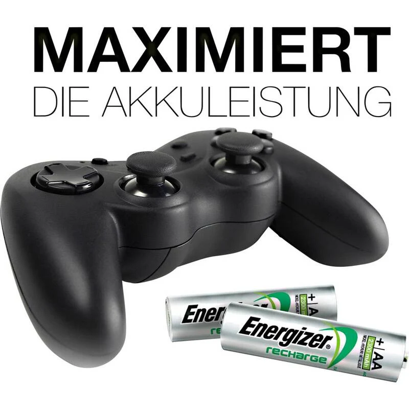 B-Ware Energizer Rundzellen-Ladegerät Batterie-Ladegerät Laden NiMH Micro AAA Mignon AA