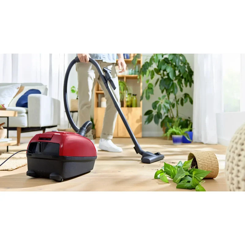 B-Ware Bosch Staubsauger mit Beutel Serie 4 rot 600 W 4 l Staubkapazität 10 m Radius