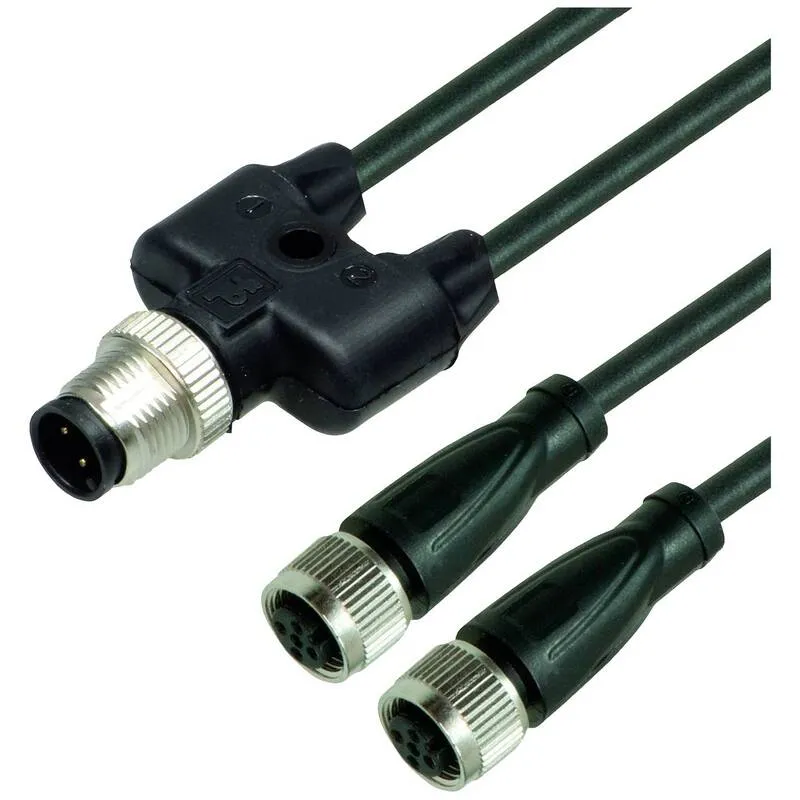 B-Ware Pepperl+Fuchs Sensor-/Aktor-Verteiler V15-G-BK0,15M-PUR-A-TEE-V15 IP67 0,15m