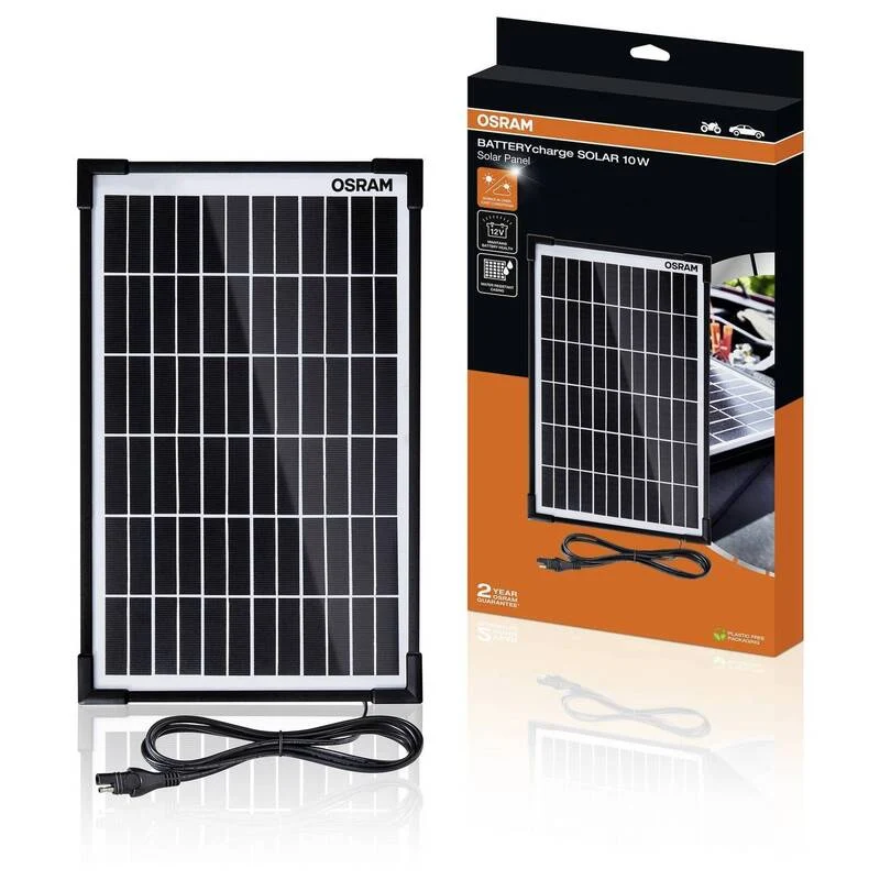 B-Ware Osram BATTERYcharge KFZ Ladegerät Batteriewartung Batterieerhaltung Solar 10W