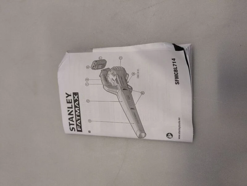 B-Ware Stanley Akku-Gebläse SFMCBL714M1-QW 20V Laubgebläse 145km/h 5,7m³/min inkl. Akku