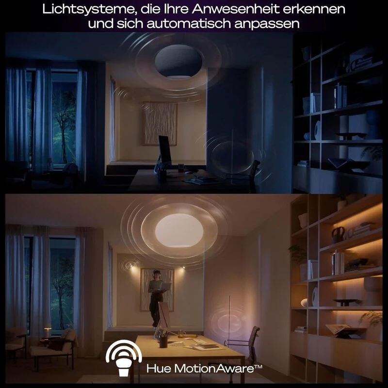 B-Ware Philips Hue Bridge Pro Hub schwarz LED Leuchtmittel Bewegungssteuerung