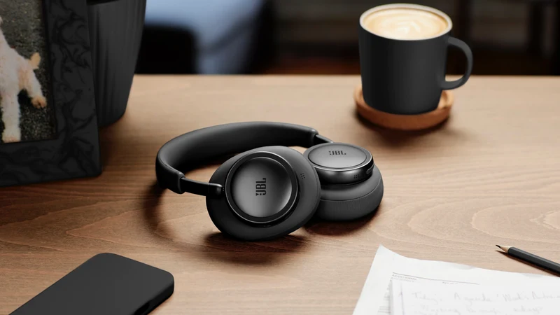 JBL Live 780NC Wireless Over-Ear Noise Cancelling Headphones - Black
