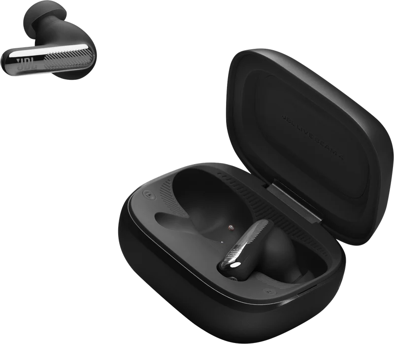 JBL Live Beam 4 Noise Cancelling Earbuds - Black