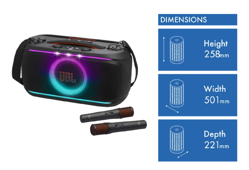 JBL PartyBox On The Go 2 Plus Portable Speaker