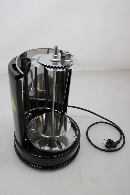 B-Ware GourmetMaxx 05914 Stand Dönergrill 1400 W mit Grillspieß Schwarz Edelstahl