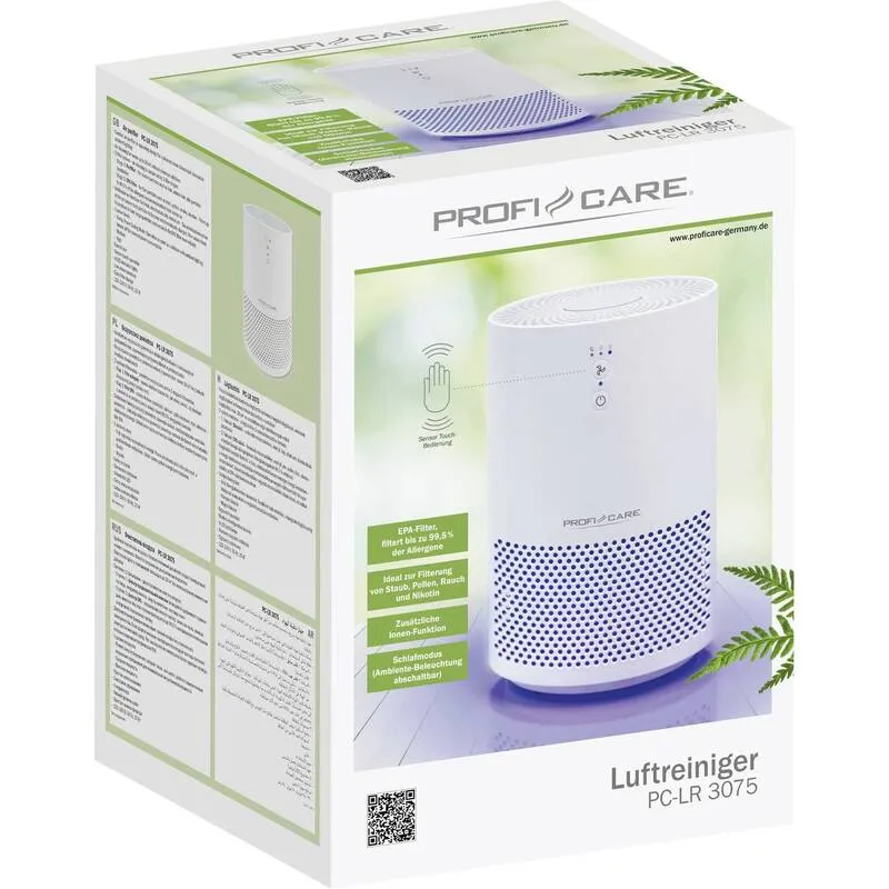2x B-Ware Profi-Care 330750 PC-LR 3075 20 m² Weiß Luftreiniger mit Ionen-Funktion 2 STÜCK