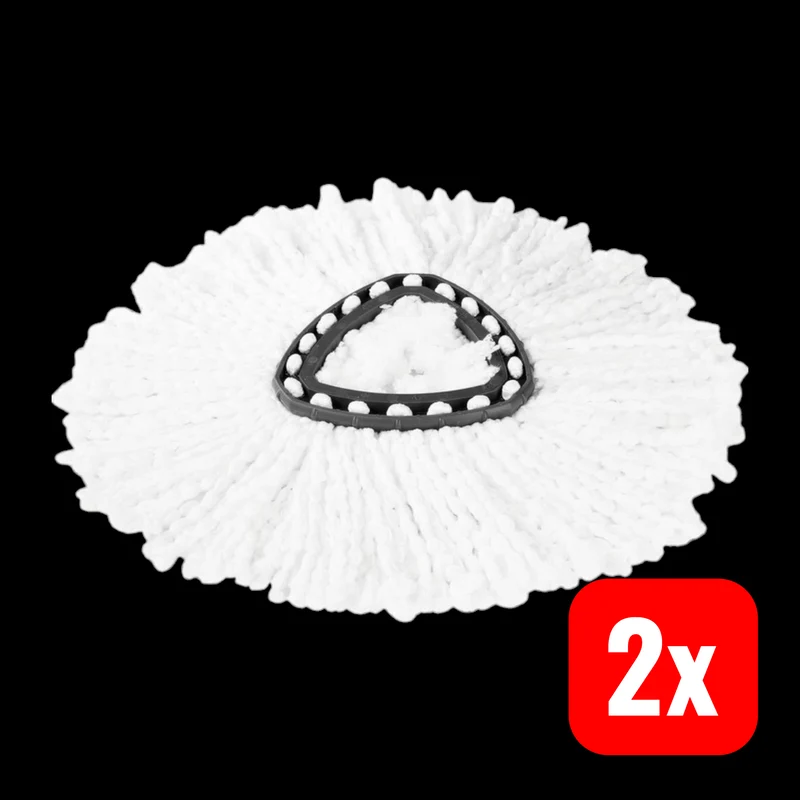 2x B-Ware Vileda Wischmop Ersatzaufsatz Mopkopf Easy Wring Clean Ersatz Aufsatz 2 STÜCK