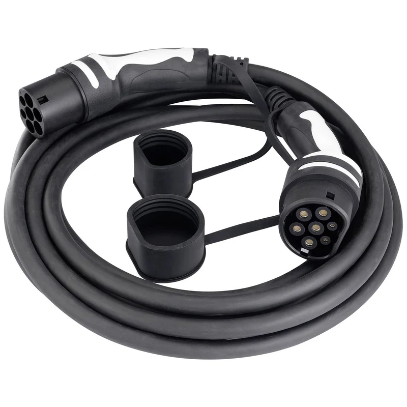 3x B-Ware Sygonix Ladekabel Stromkabel E Auto 7m Typ 2 Außen geeignet schwarz 3 STÜCK