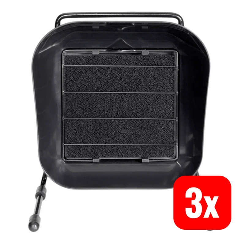 3x B-Ware Toolcraft Lötrauchabsaugung Rauchabsaugung Absaugung Lötrauch 23W 60m³/h 3 STÜCK