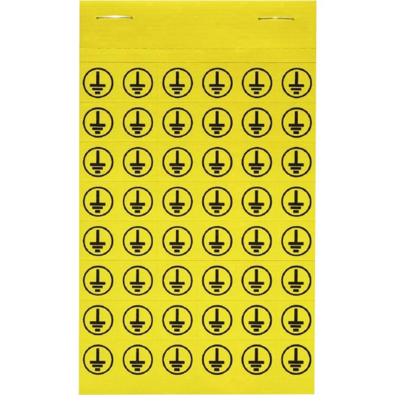 B-Ware Weidmüller Kabeletikett Gerätemarkierung Symbolpack 480 Etiketten Gelb 1 Stück