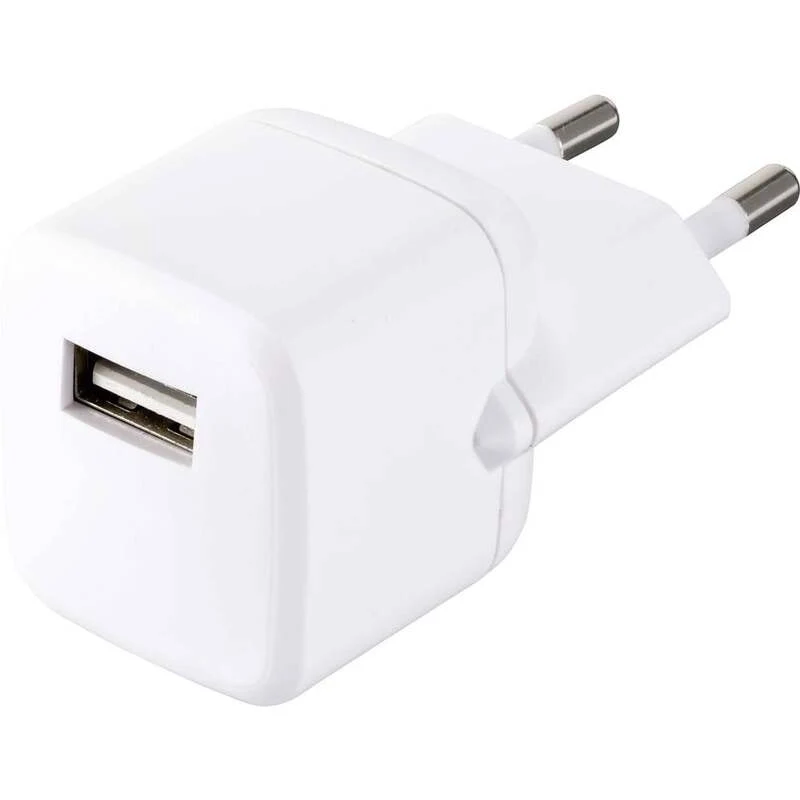 B-Ware VOLTCRAFT USB Ladegerät Ladestecker USB-A Netzteil UC-1AXX001 Weiß 12W 4 STÜCK