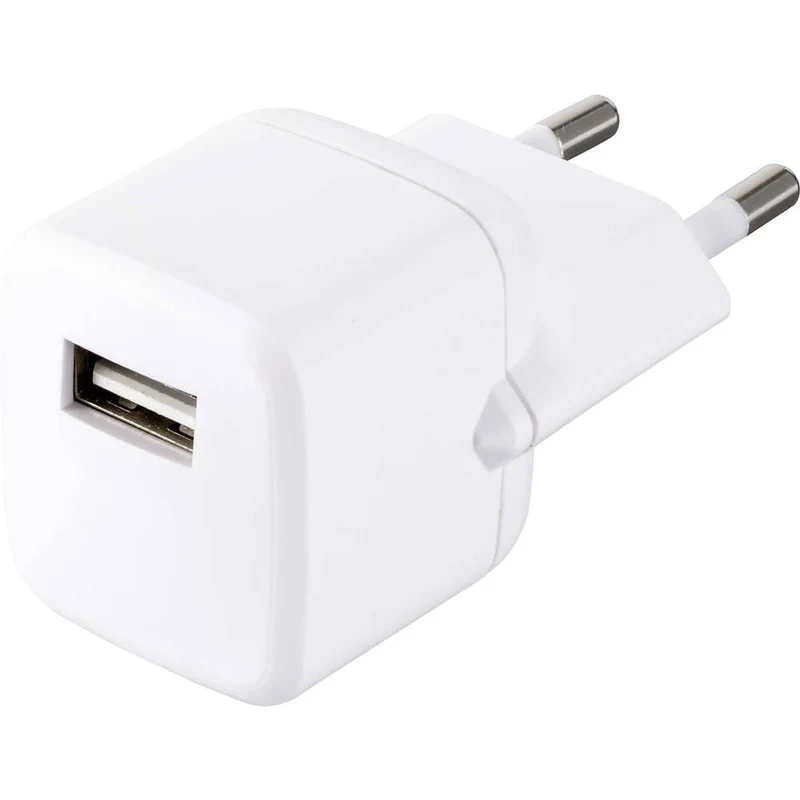 B-Ware VOLTCRAFT USB Ladegerät Ladestecker USB-A Netzteil UC-1AXX001 Weiß 12W 4 STÜCK