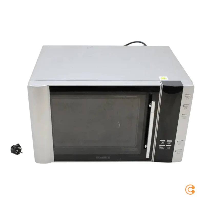 Severin Mikrowelle Ofen Grill Silber Schwarz Heißluft 30L SIEHE TEXT/FOTO