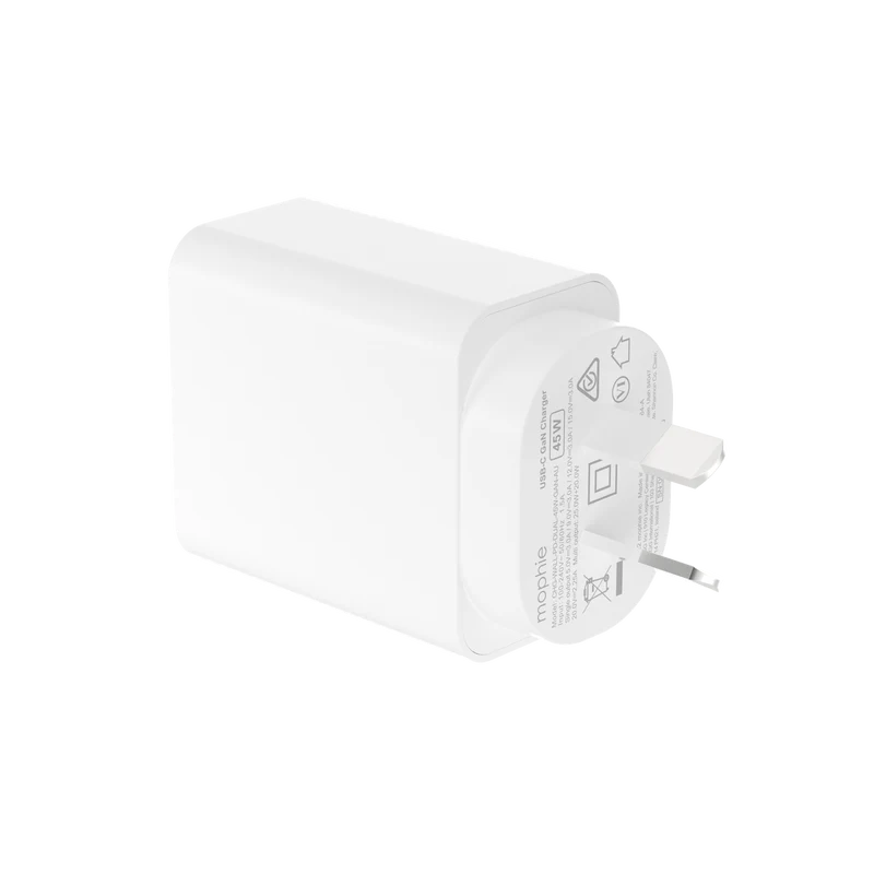 Mophie 45W USB-C Wall Charger 2C White.