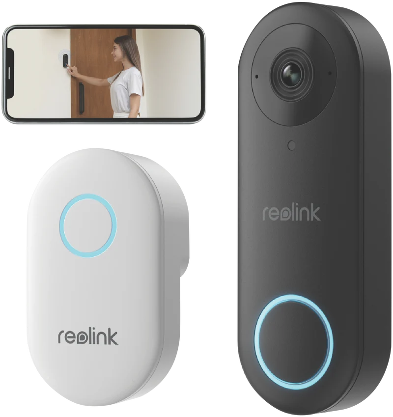 Reolink 2K Wired PoE Video Doorbell with Chime