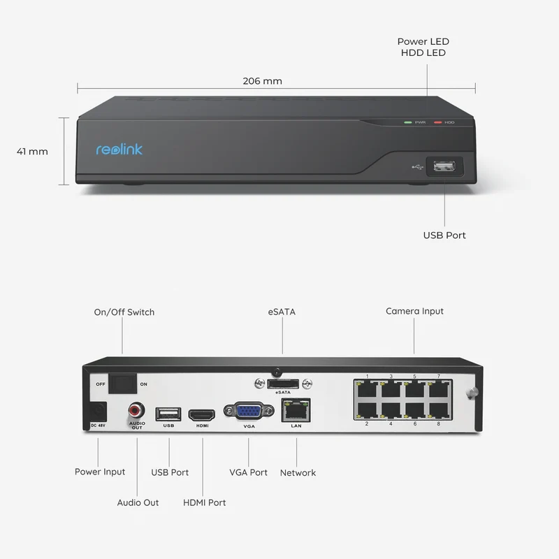 Reolink 8-Channel 2TB NVR