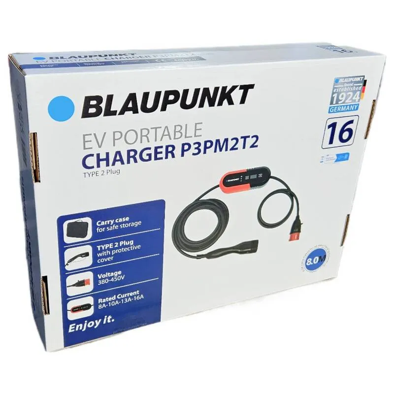 B-Ware Blaupunkt P3PM2T2 Mobile Elektro-Auto Ladestation Elektroauto SIEHE TEXT/FOTO621
