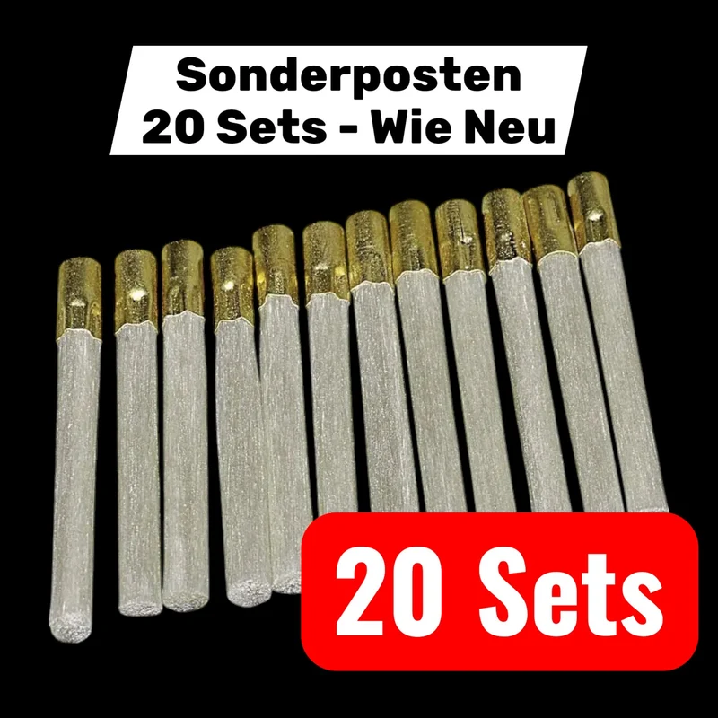 B-Ware RONA Ersatzpinsel Nachfüllbürste Glasfaserradierer Glashaar 4mm 20 SETS