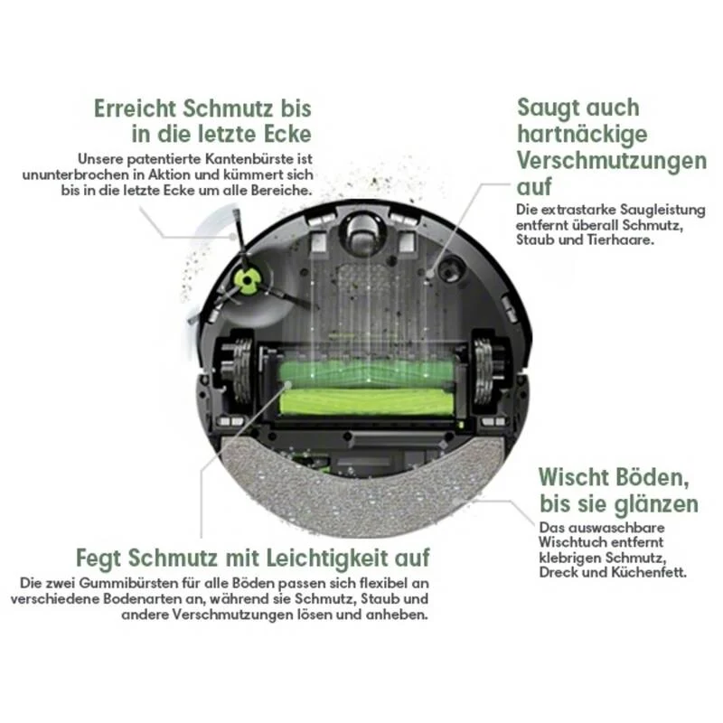 iRobot Roomba Combo j7 C715840 Wischroboter Sauger Saugroboter SIEHE TEXT/F976