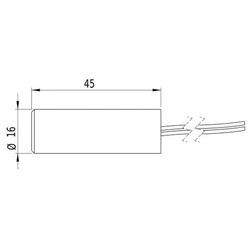 B-Ware Picotronic Lasermodul Laser Modul Kreuz Rot Aluminium Anschlusskabel 100 mm