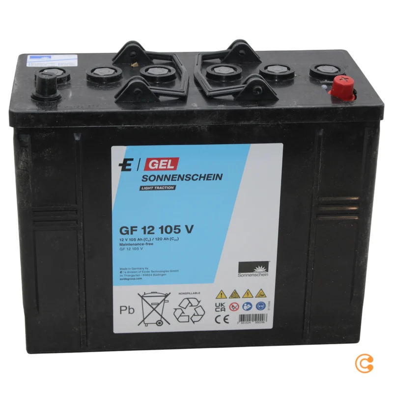 B-Ware Exide Antriebsbatterie Blockbatterie Batterie GF 12 105 V 12V SIEHE TEXT/FOTO