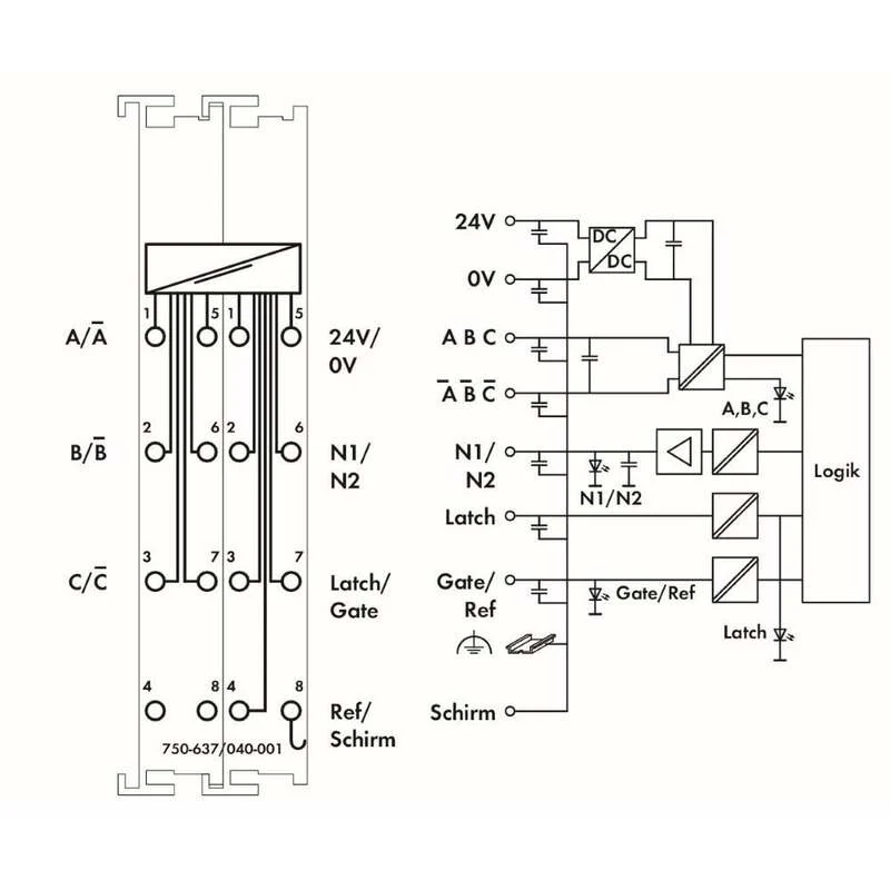 B-Ware WAGO SPS-Inkremental-Encoder-Interface 750-637/040-001398