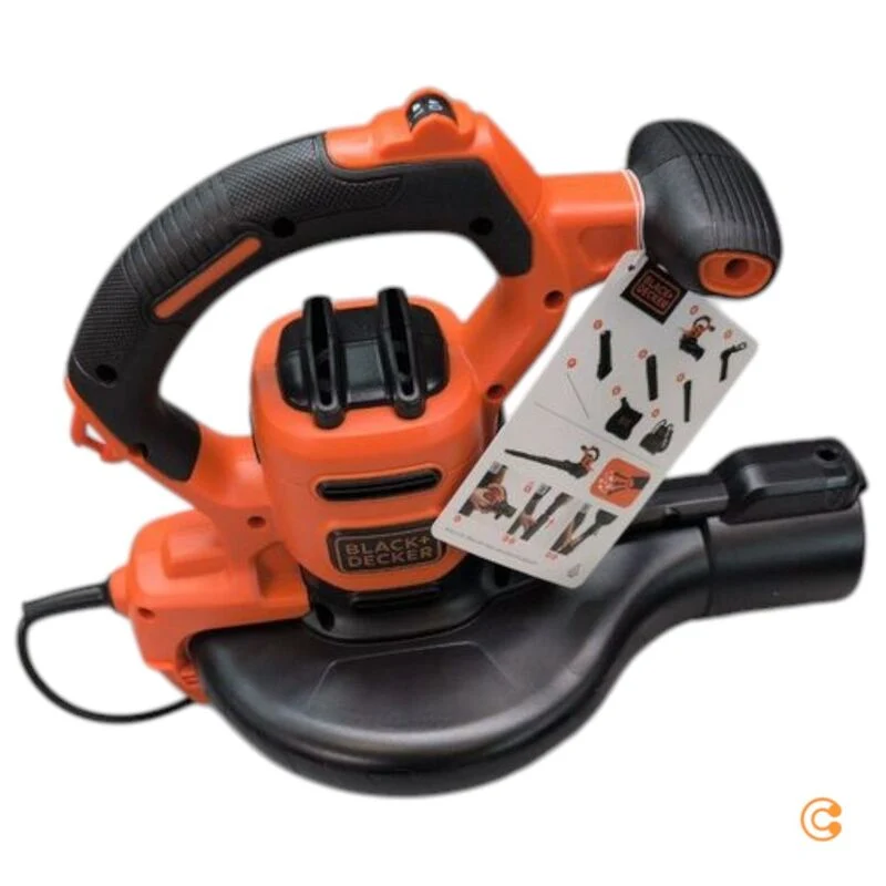 B-Ware Black & Decker Laubsauger BEBLV300-QS 3-in-1 Elektro Laubbläser Häcksler