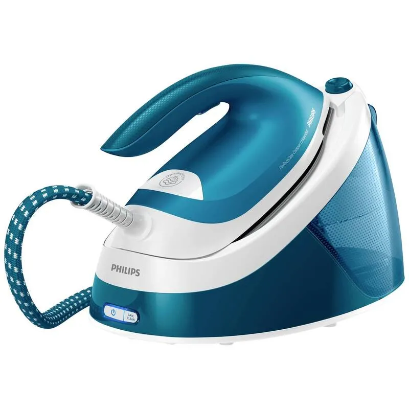 B-Ware Philips PerfectCare Compact Essential GC6840/20 Dampfbügelstation 2400 W Blau