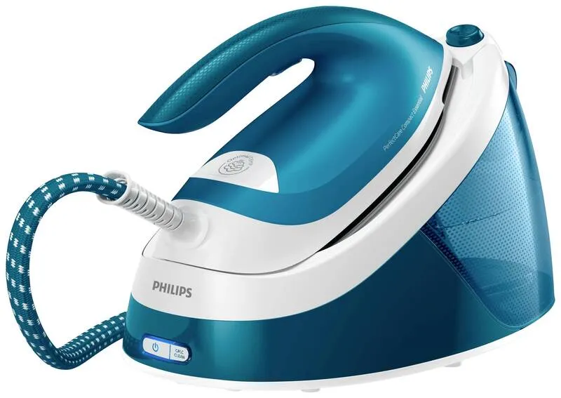 B-Ware Philips PerfectCare Compact Essential GC6840/20 Dampfbügelstation 2400 W Blau