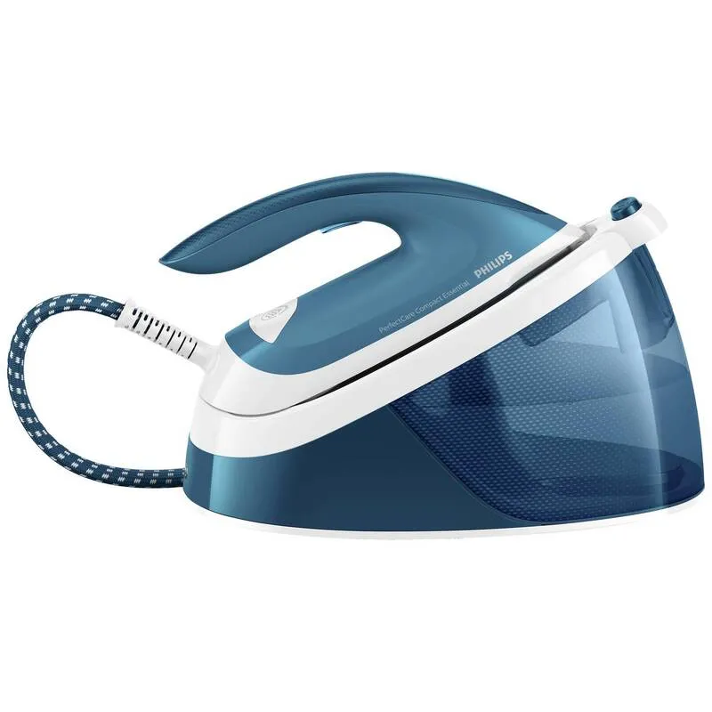 B-Ware Philips PerfectCare Compact Essential GC6840/20 Dampfbügelstation 2400 W Blau