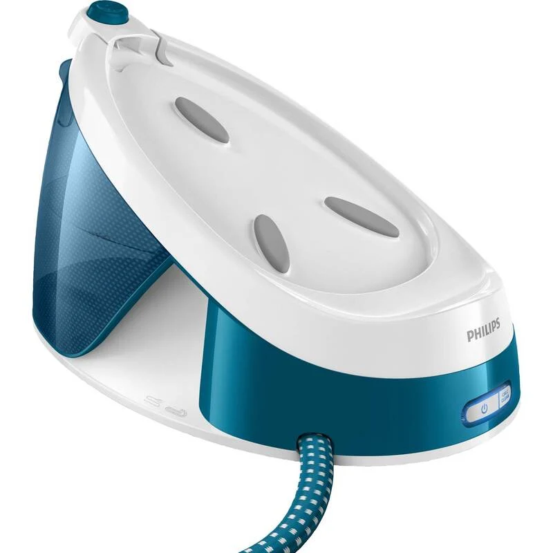 B-Ware Philips PerfectCare Compact Essential GC6840/20 Dampfbügelstation 2400 W Blau