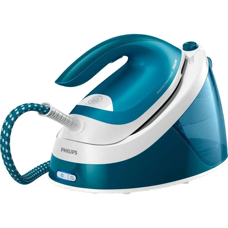 B-Ware Philips PerfectCare Compact Essential GC6840/20 Dampfbügelstation 2400 W Blau