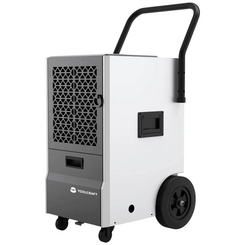 B-Ware TOOLCRAFT OL50-BD056CES Luftentfeuchter 80 m² 545 W 50 l/Tag Grau-Weiß