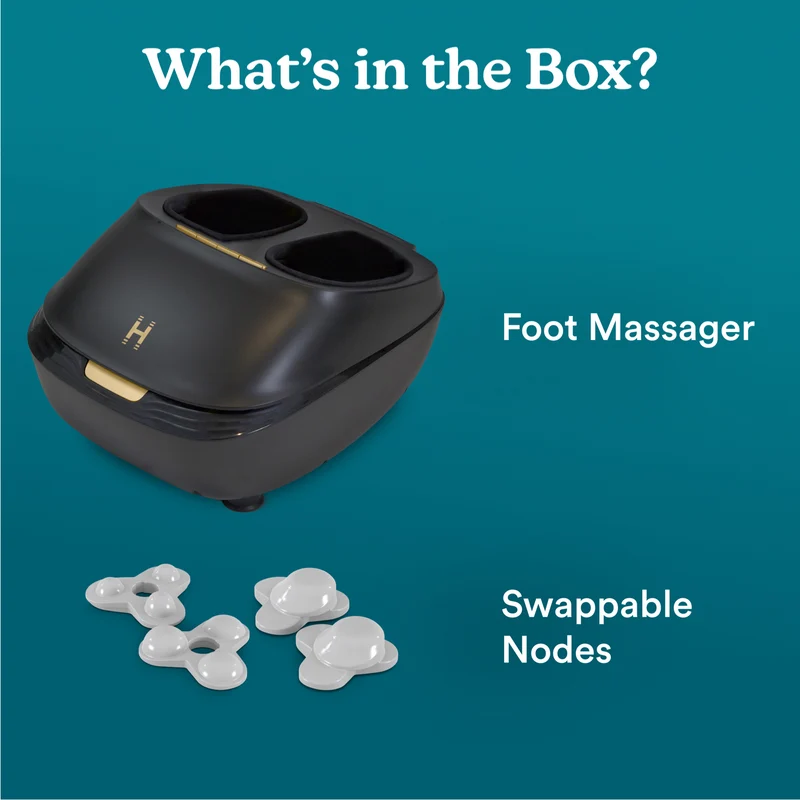 Homedics ModMassage Shiatsu Air Foot Massager with Heat