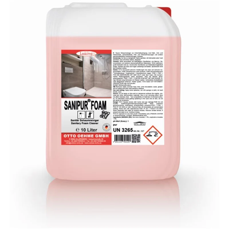 Lorito Sanipur Foam 327 Sanitärreiniger Kalklöser schäumend